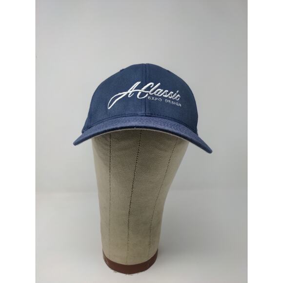 A Classic Expo Design FlexFit Hat Size L/XL Blue Embroidered Port Authority - Picture 2 of 9
